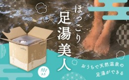 【ふるさと納税】ほっこり足湯美人　10リットル×2箱【1239006】