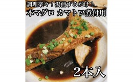 【ふるさと納税】 ・本マグロのカマトロの煮付け 2本【生から湯煎で仕上げる】【 惣菜 本鮪 鮪 煮物 お取り寄せ 御中元 お中元 お歳暮 父