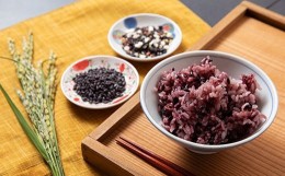 【ふるさと納税】黒米お赤飯・黒米・薬膳五穀米のセット