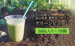 【ふるさと納税】【富山県産】葉野菜で作ったグリーンピューレ