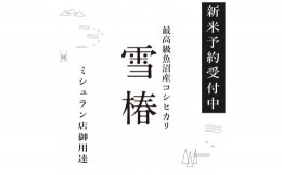 【ふるさと納税】【期間限定】令和6年産新米予約 最高級魚沼産コシヒカリ「雪椿」10kg(5kg×2袋)