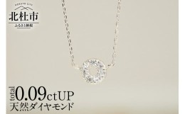 【ふるさと納税】K18 天然ダイヤモンド　HALO　ネックレス【K18WG】