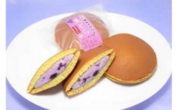 【ふるさと納税】老舗和菓子屋の自信作！大町ブルーベリー生どら10個入り  老舗 和菓子 どら焼き  長野県 大町市