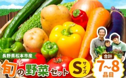【ふるさと納税】子育て農家の野菜セット（Sサイズ）農薬・化学肥料不使用 | 長野県 松本市