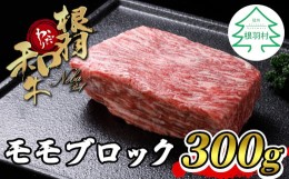 【ふるさと納税】ローストビーフに最適！根羽こだわり和牛 モモブロック (300g) 国産黒毛和牛 8000円