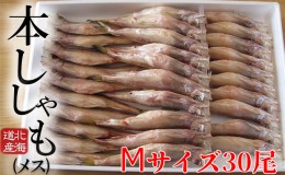 【ふるさと納税】北海道産 ししゃも【メス】M30尾セット 魚介類 ししゃも 魚 海鮮 海の幸 北海道 日高 本ししゃも Mサイズ メス