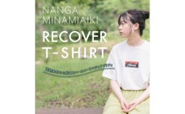 【ふるさと納税】【オリジナルTシャツ】NANGA × MINAMIAIKI RECOVER TEE　Ｍサイズ（BLACK）