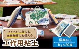 【ふるさと納税】【夏休み工作におすすめ】子供の工作 から 本格 陶芸 にも使える 粘土 信楽【 美濃粘土 】≪多治見市≫ 工作用 自由研究