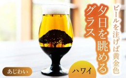 【ふるさと納税】夕日を眺める グラス あじわい『ハワイ』【丸モ高木陶器】 ビールグラス 酒器 贈答  [TBA166]