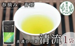 【ふるさと納税】香りと味の調和 特選煎茶「清流-せいりゅう-」お試し1袋 80g 茶蔵園 緑茶 日本茶 煎茶 茶葉 お茶
