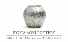 【ふるさと納税】【美濃焼】 Platinum Lava 瓷小壺 (4.5cm) 【RYOTA AOKI POTTERY/青木良太】 [MCH076]