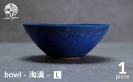 【ふるさと納税】【美濃焼】bowl -海溝- L【陶芸家・宮下将太】食器 鉢 ボウル [MDL036]