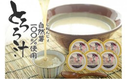 【ふるさと納税】とろろ 冷凍 125g × 6個 自然薯 100％ 小分け セット とろろ汁 長芋 山芋 お手軽 アンチエイジング 農林水産省賞 受賞 