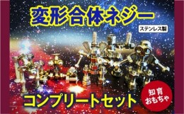 【ふるさと納税】変形合体ネジー　コンプリートセット／大河内　ロボット　知育　おもちゃ　工具不要　ステンレス　ネジ　ボルト　ナット