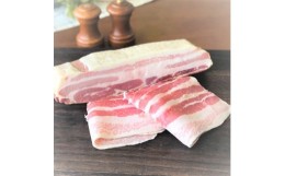 【ふるさと納税】お肉屋さんの自家製ベーコン　1kg(ブロック500グラム・スライス500グラム)【1117918】