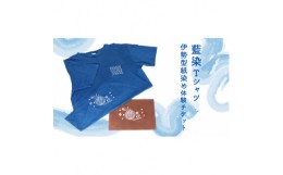 【ふるさと納税】藍染Tシャツ　伊勢型紙染め体験【1322627】