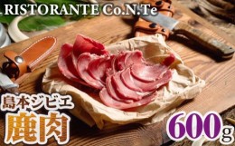 【ふるさと納税】No.037 島本ジビエ「鹿肉」約600g ／ 狩猟肉 シカ肉 スライス 大阪府 特産品