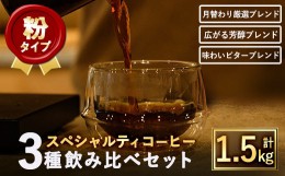 【ふるさと納税】＜粉＞スペシャルティコーヒーブレンド(計1.5kg・500g×3種)【m33-01-B】【TWENTY EIGHT 合同会社】