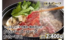 【ふるさと納税】神戸牛 しゃぶしゃぶ・すき焼き・焼肉用セット　TYSY10[617]