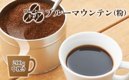 【ふるさと納税】C06 コーヒーギフト （ブルーマウンテン）200g中挽き・ギフト袋入り | 珈琲 コーヒー ブルー マウンテン 豆 粉 こな 中