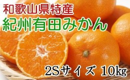 【ふるさと納税】[秀品]和歌山有田みかん　約10kg(2Sサイズ)  先行予約 ※2024年11月中旬〜1月中旬頃順次発送 みかん 柑橘類