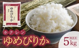 【ふるさと納税】（無洗米5kg）ホクレンゆめぴりか