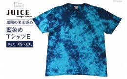 【ふるさと納税】[No.5313-7046]0254Tシャツ ASCENSION  藍染め タイダイ TシャツE 1枚 L