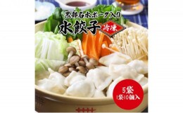 【ふるさと納税】[?5313-0073]黒部名水ポーク入り水餃子 10個×5袋 冷凍 餃子 ぎょうざ / 黒部まちづくり協議会（スターゲイト新川） / 