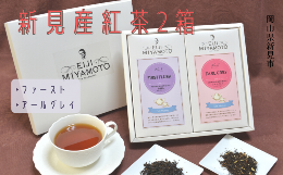 【ふるさと納税】新見産紅茶2箱（ファースト/アールグレイ）
