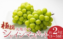 【ふるさと納税】【極撰】大房シャインマスカット　約2kg（約3〜5房）