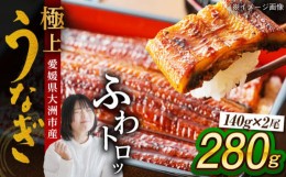 【ふるさと納税】【お中元対象】国産うなぎ！ご家庭で本格料亭の味！！絶品うなぎ蒲焼き 2尾セット（2尾×1箱）　愛媛県大洲市/有限会社 