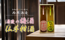 【ふるさと納税】梅酒・仏手柑酒2本セット