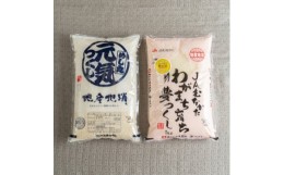 【ふるさと納税】果物屋さんが選んだ米食べ比べ「夢つくし&元気つくし」5kg×2袋(吉富町)【1213915】