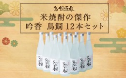 【ふるさと納税】球磨焼酎 「吟香 鳥飼」（12本）