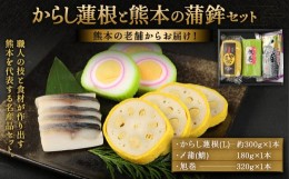 【ふるさと納税】からし蓮根と熊本の蒲鉾セット 計800g 旭巻 〆蒲 かまぼこ 蒲鉾