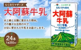 【ふるさと納税】大阿蘇 牛乳 250ml×24本入 1ケース 成分無調整