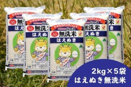 【ふるさと納税】庄内産はえぬき　無洗米10kg（2kg×5袋）