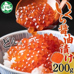 【ふるさと納税】1235. いくら醤油漬け 200g いくら イクラ 魚卵 魚介 海鮮 送料無料 北海道 弟子屈町