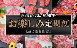 【ふるさと納税】【カミチク 上村和牛】4等級以上 お楽しみ６回定期便 焼肉 ステーキ すき焼き 希少部位＜9-1＞　