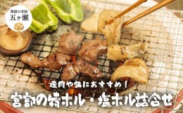 【ふるさと納税】宮部の特ホル・塩ホル詰合せ | 肉 にく お肉 おにく 豚 豚肉 ぶた ホルモン 特ホル 塩ホル セット 宮崎県 五ヶ瀬町