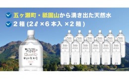 【ふるさと納税】日向四億年の雫 素粒子機能水（2リットル×6本入×2箱） | 飲料 飲料水 水 みず ウォーター ペットボトル 箱 宮崎県 五