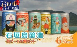 【ふるさと納税】IB-1 石垣島醸造缶ビール6種セット 350ml×6本