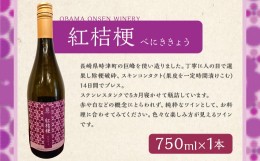 【ふるさと納税】紅桔梗2022 BENIKIKYO2022 750ml×1本 アルコール分11% ワイン 国産 巨峰 ぶどう お酒 アルコール