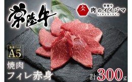 【ふるさと納税】お中元 焼肉 ステーキ フィレ肉 赤身 ヒレステーキ ヒレ肉 A5 牛肉 焼肉 ギフト お礼 プレゼント 黒毛和牛 常陸牛A5焼肉