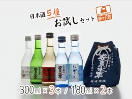 【ふるさと納税】日本酒5種お試しセット