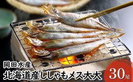 【ふるさと納税】北海道産ししゃもメス大大30尾 北海道 稀少 魚シシャモ メス おつまみ