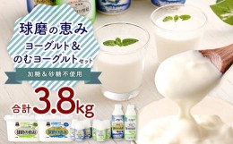 【ふるさと納税】球磨の恵み ヨーグルト 2パック & ドリンクヨーグルト8本 セット 乳飲料 冷蔵 相良村