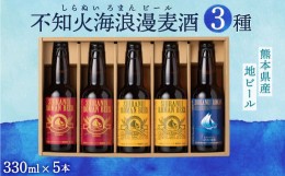 【ふるさと納税】不知火海浪漫 麦酒 3種 5本セット 計 1.65L (330ml×5)