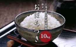 【ふるさと納税】【令和5年度新米】北海道 富良野産 おぼろづき 減農薬 10kg 新米 米 (山本農園) お米 ご飯 ごはん 白米 定期 送料無料 