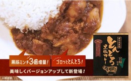 【ふるさと納税】【ご当地カレー】黒豚トントロ肉とあらびきミンチの濃厚“とんとろカレー”